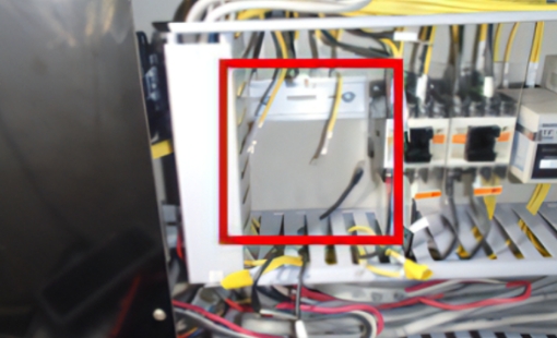 Removed failed magnetic switch